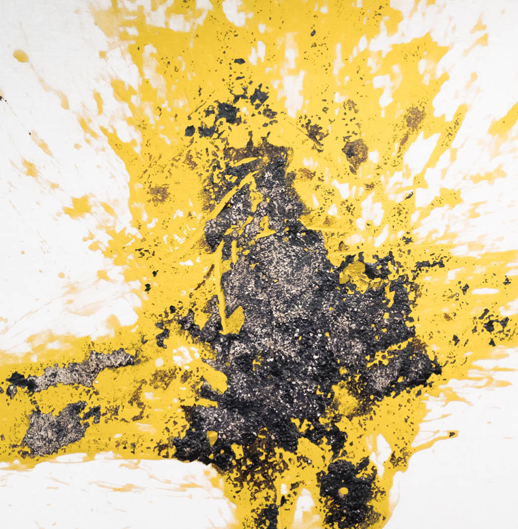 Abstraktes Kunstwerk auf Leinwand